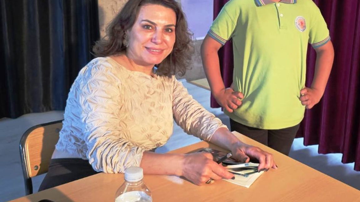 Oklumuzda Yazar Etkinliği Yaptık